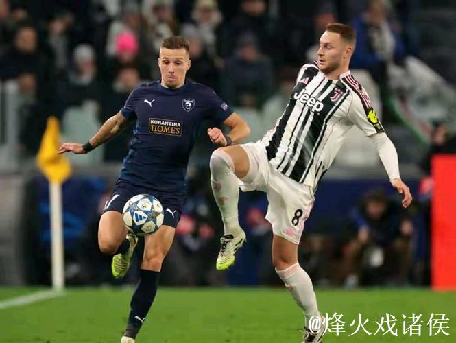 欧冠第六轮意大利尤文图斯队主场2比0战胜塞浦路